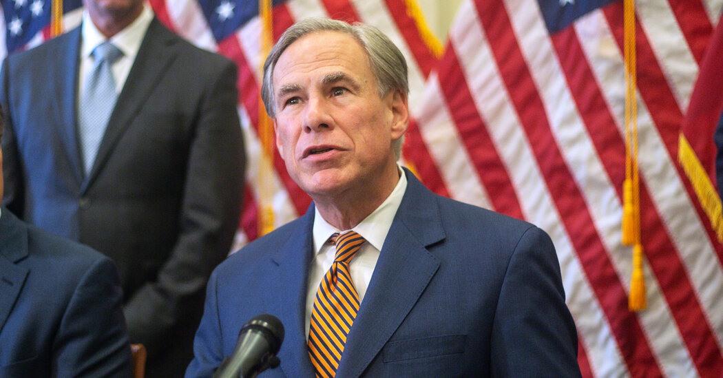 Crowded Events. No Masks. Then a Covid Diagnosis for Gov.
Abbott of Texas 1