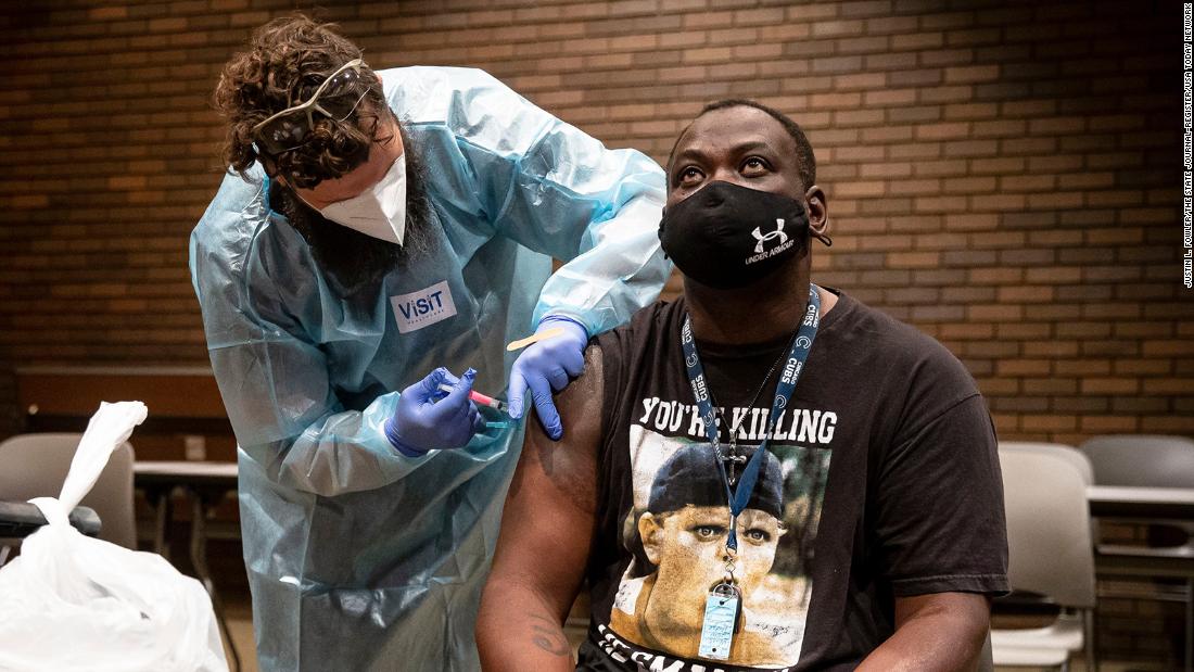 It could be February before all eligible Americans get at
least one Covid-19 vaccine dose, analysis shows 1