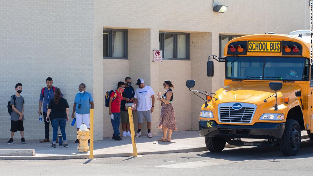 A teacher is suing an Arizona school district for
implementing a mask mandate despite governor's ban 1