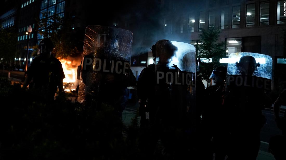 ACLU sues DC, police over use of chemical irritants, stun
grenades at racial justice protest 1