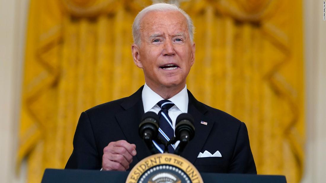 President and first lady plan to get their Covid-19 vaccine
booster shots once they're eligible, Biden says 1