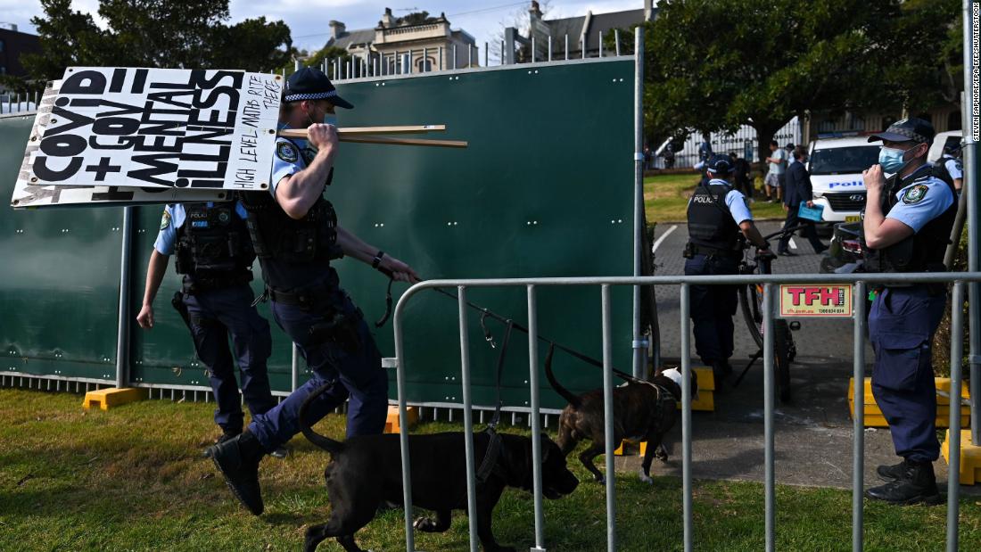 Australian Prime Minister hints at end to 'Covid zero' amid
protests and record infections 1
