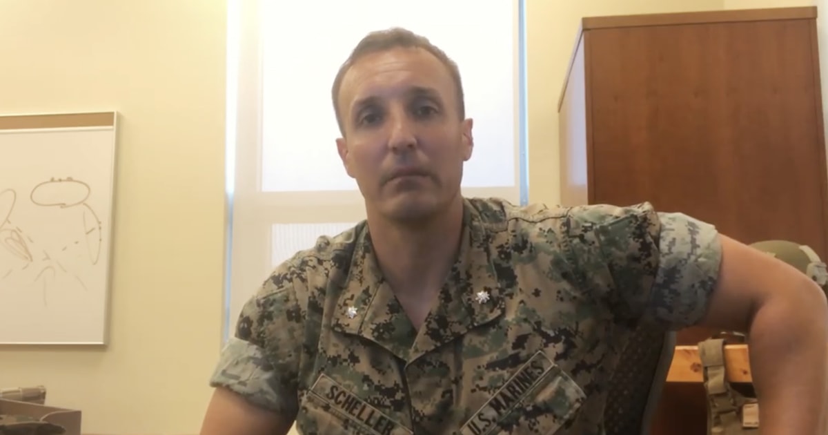 Marine officer relieved of duty after questioning senior
leaders in Afghanistan 1