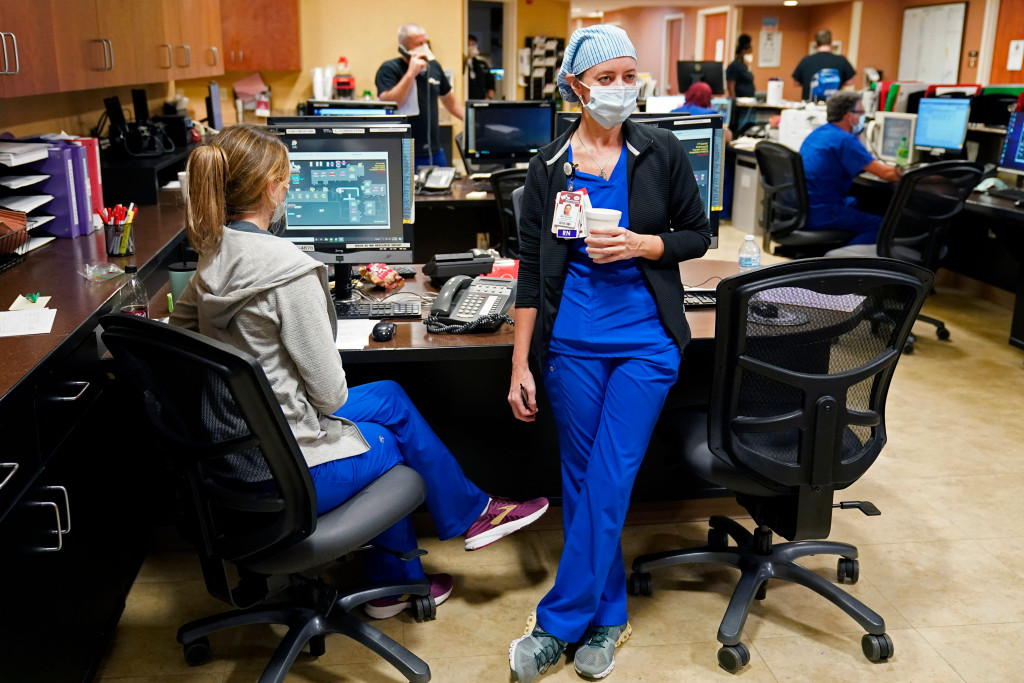 Louisiana hospitals already packed with COVID-19 patients
brace for Hurricane Ida 1
