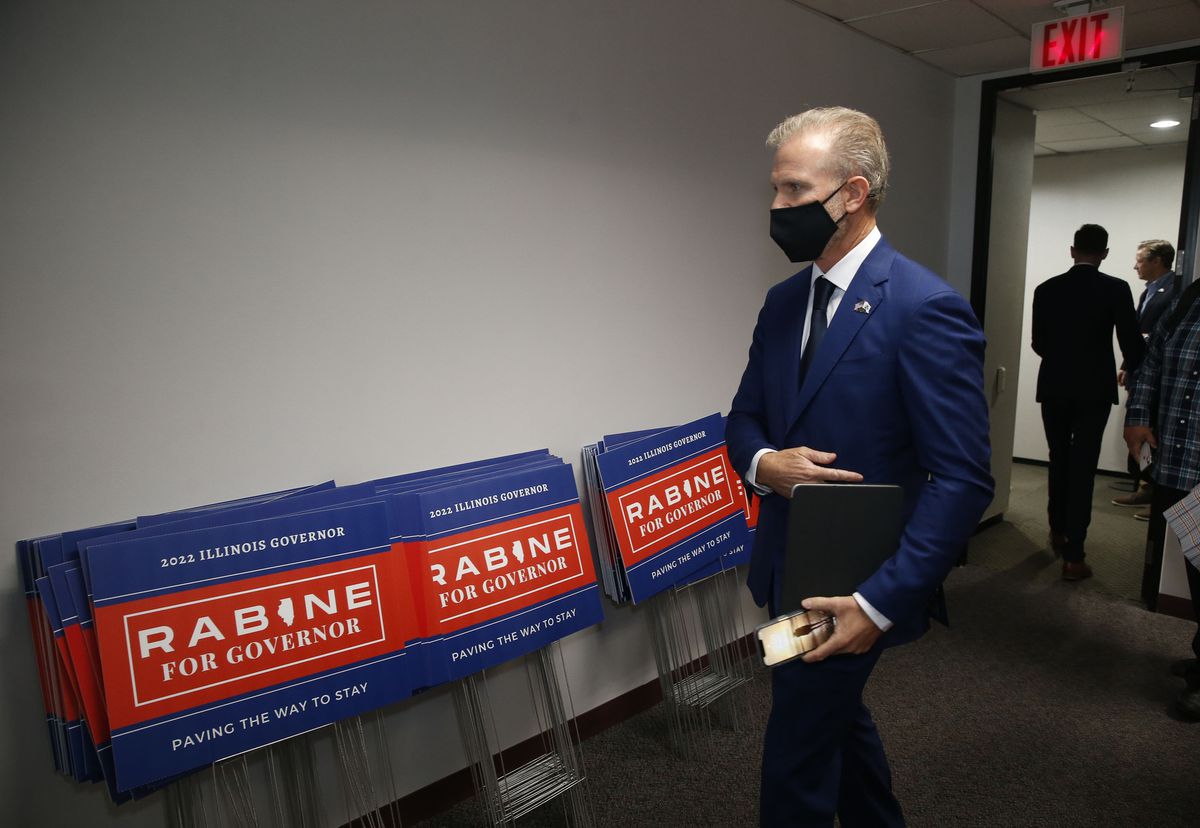 GOP governor candidate Gary Rabine skews Danish study’s
findings to attack Pritzker’s school mask mandate 1 GOP governor candidate Gary Rabine skews Danish study’s
findings to attack Pritzker’s school mask mandate 1
