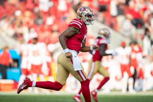 49ers’ preseason opener: Trey Lance debuts with TD bomb as
fans flock back to Levi’s Stadium 1