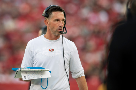 How 49ers’ coach Kyle Shanahan reviewed preseason-opening
loss to Chiefs 1