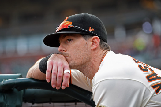 Look out below — Giants’ Mike Yastrzemski hitting ninth in
Bay Bridge Series opener vs. A’s 1