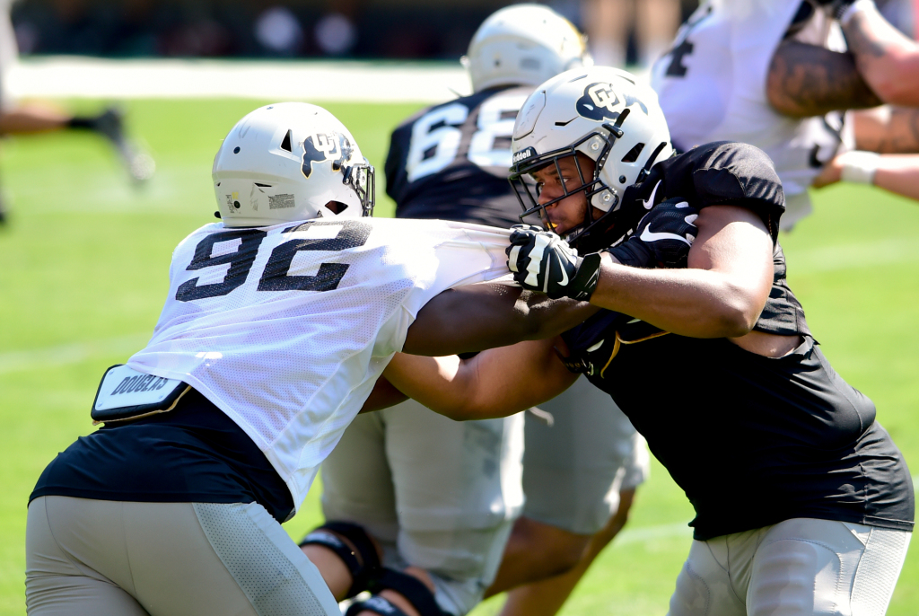 CU football notes: Buffs focused as opener
approaches 1 CU football notes: Buffs focused as opener
approaches 1