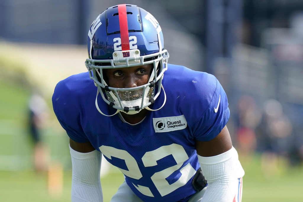 Adoree’ Jackson carted off field after Giants practice with
Patriots 1 Adoree’ Jackson carted off field after Giants practice with
Patriots 1
