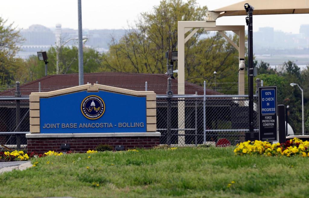 DC military base on lockdown after report of armed
person 1