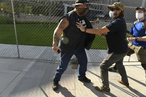 Attorneys in Denver protest shooting debate relevance of
victim’s right-wing affiliations 1