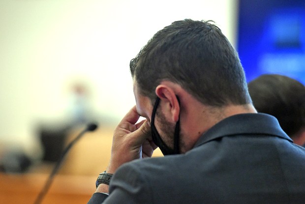 Former Loveland police officer Austin Hopp appears for
preliminary hearing, ruling to come at a later date 1