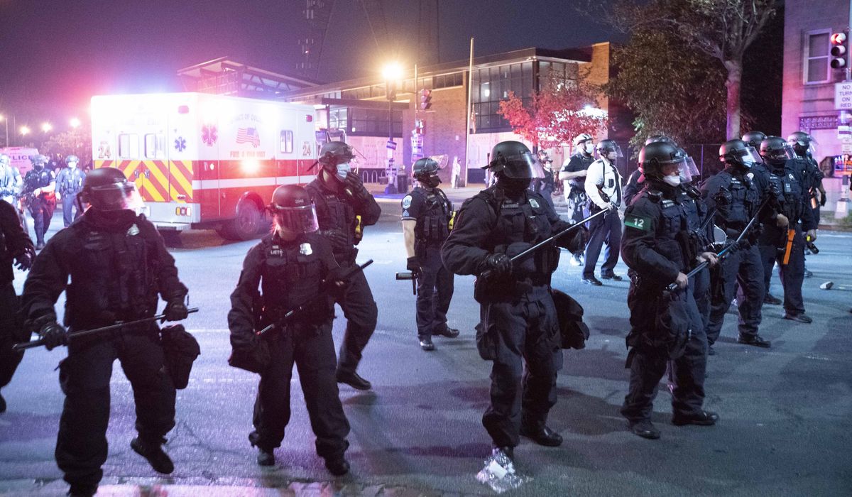 ACLU sues D.C. over tactics used to disperse BLM
protest 1