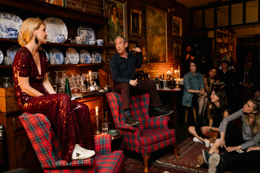 Dinner party alternative? Try a salon, the ultimate way to
open homes and minds 1 Dinner party alternative? Try a salon, the ultimate way to
open homes and minds 1