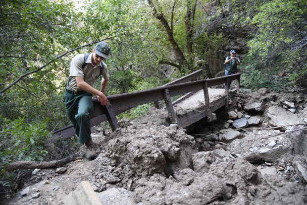 When Hanging Lake trail reopens after mudslide damage it
could look much different, be more difficult hike 1 When Hanging Lake trail reopens after mudslide damage it
could look much different, be more difficult hike 1
