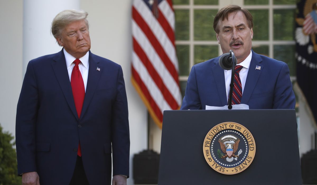 Mike Lindell takes aim at Fox News in election symposium's
opening remarks 1