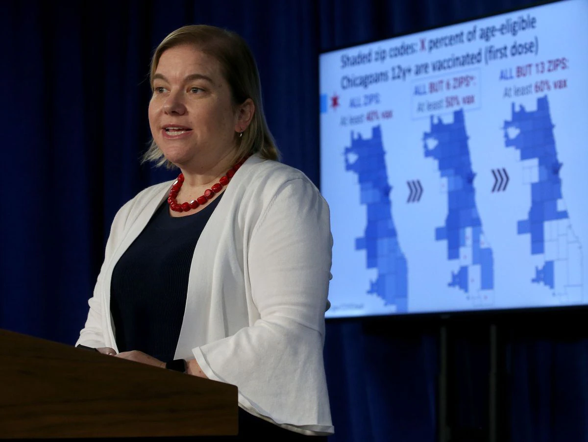 Chicago now asks unvaccinated travelers to quarantine — even
with a negative COVID test — and advises against Labor Day travel
with unvaccinated kids 1 Chicago now asks unvaccinated travelers to quarantine — even
with a negative COVID test — and advises against Labor Day travel
with unvaccinated kids 1