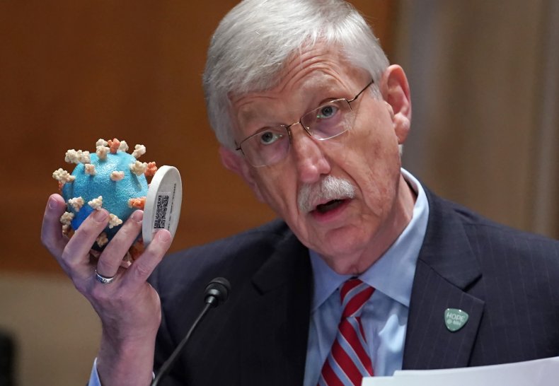 NIH Director Says There's 'No Need to Mask at Home,' Earlier
Message 'Garbled' 1 NIH Director Says There's 'No Need to Mask at Home,' Earlier
Message 'Garbled' 1