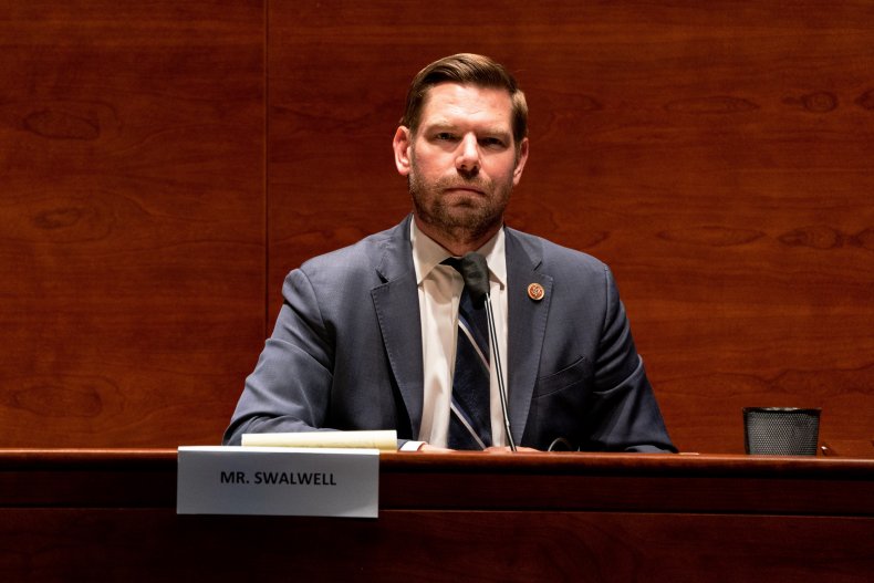 Eric Swalwell Says Trump Statement Put Life of Officer Who
Shot Ashli Babbitt 'In Danger' 1
