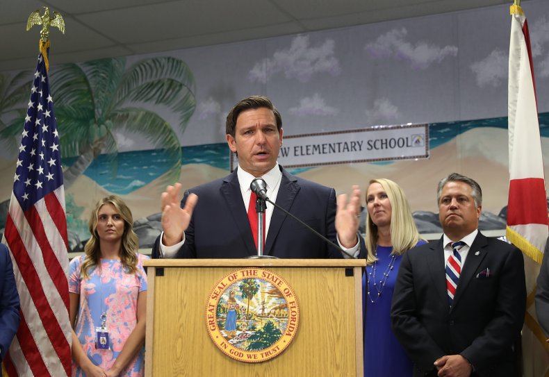 Florida Parents Head to Court This Week to Fight DeSantis'
Ban on School Mask Mandates 1