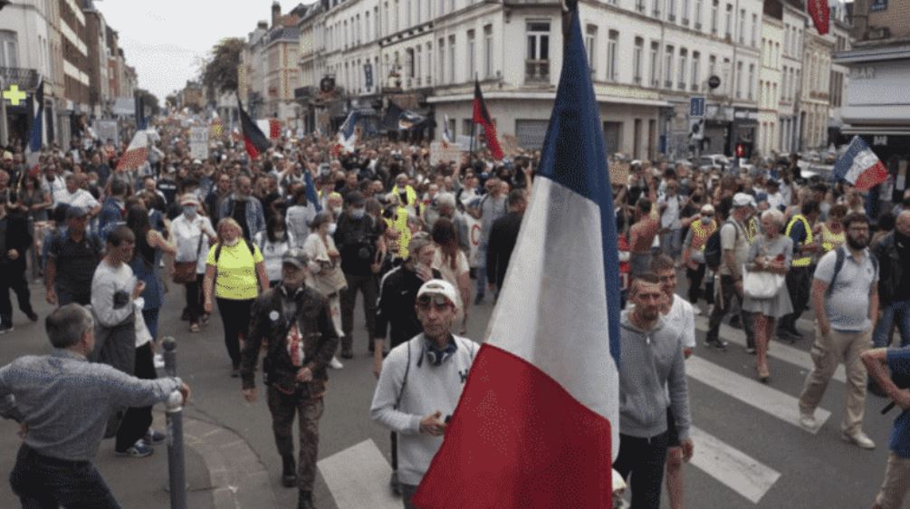 France Launches Health Pass As Protests Grow To Hundreds Of
Thousands 1