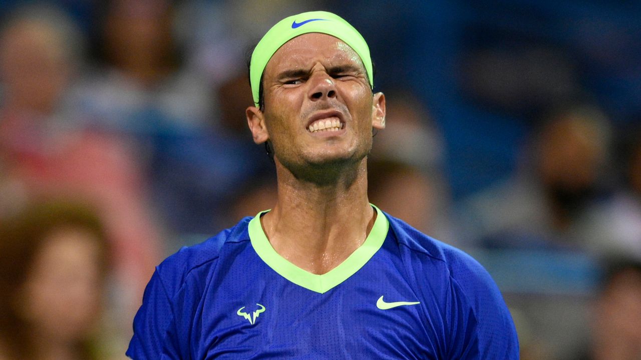 Rafael Nadal pulls out of U.S. Open because of chronic left
foot problem 1