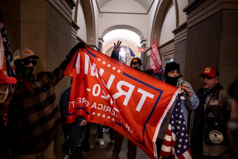 College Student Who Entered Capitol During Riot, Allegedly
Took Senate Sign, Pleads Guilty 1