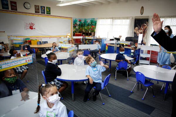 U.S. Investigates States That Ban School Mask
Mandates 1