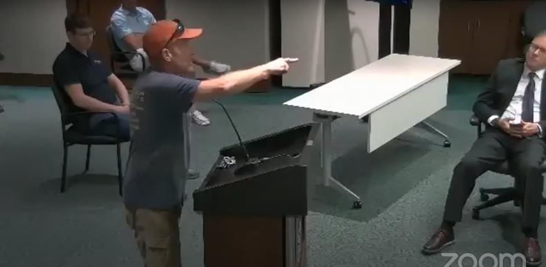 Michigan Man Warns Officials 'There's Hell Coming' Over
School Mask Mandate 1 Michigan Man Warns Officials 'There's Hell Coming' Over
School Mask Mandate 1