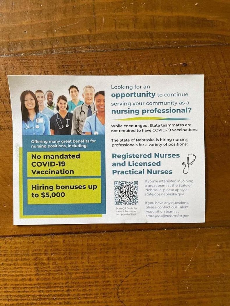 Senator Criticizes Veteran Center for Healthcare Job
Openings Listing Vaccines as 'Optional' 1 Senator Criticizes Veteran Center for Healthcare Job
Openings Listing Vaccines as 'Optional' 1