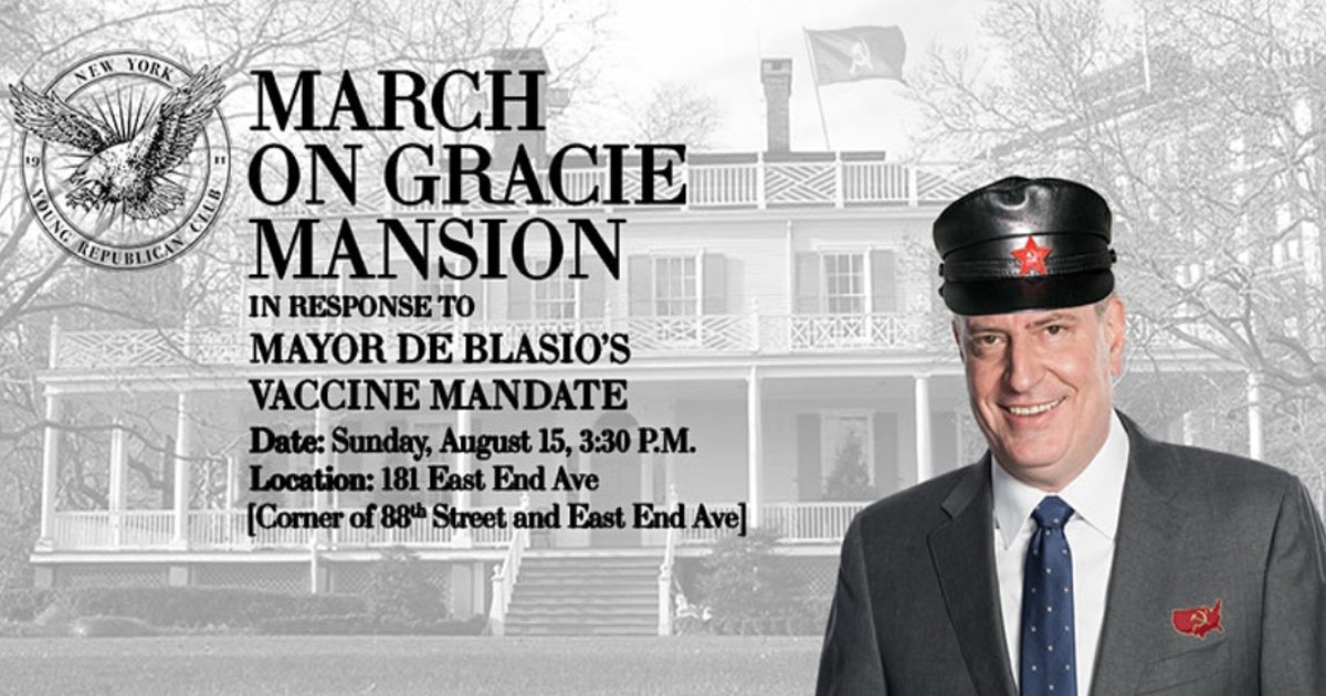 New York Young Republicans Plan To Rally Outside De Blasio’s
House To Protest His Vaccine Passport Plan 1