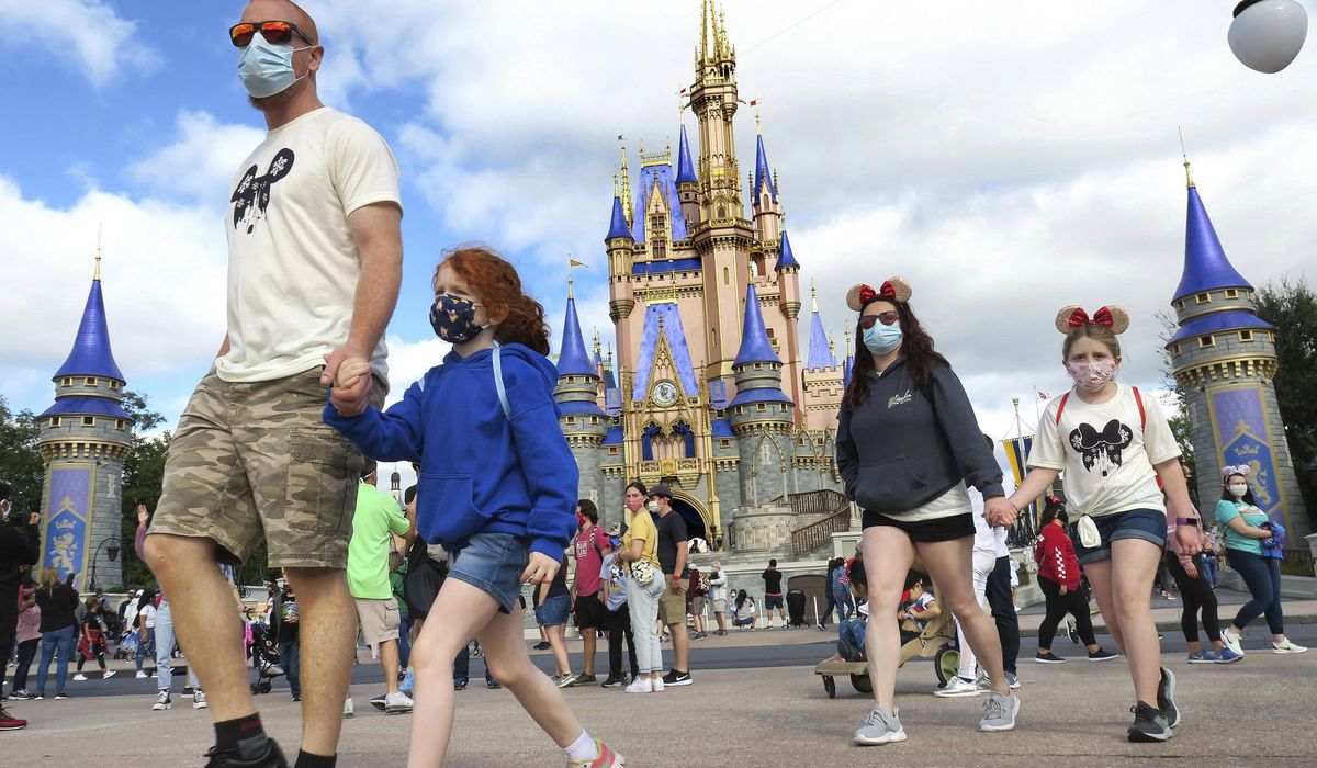 Disney World tweaks face mask policy, optional for
outdoors 1