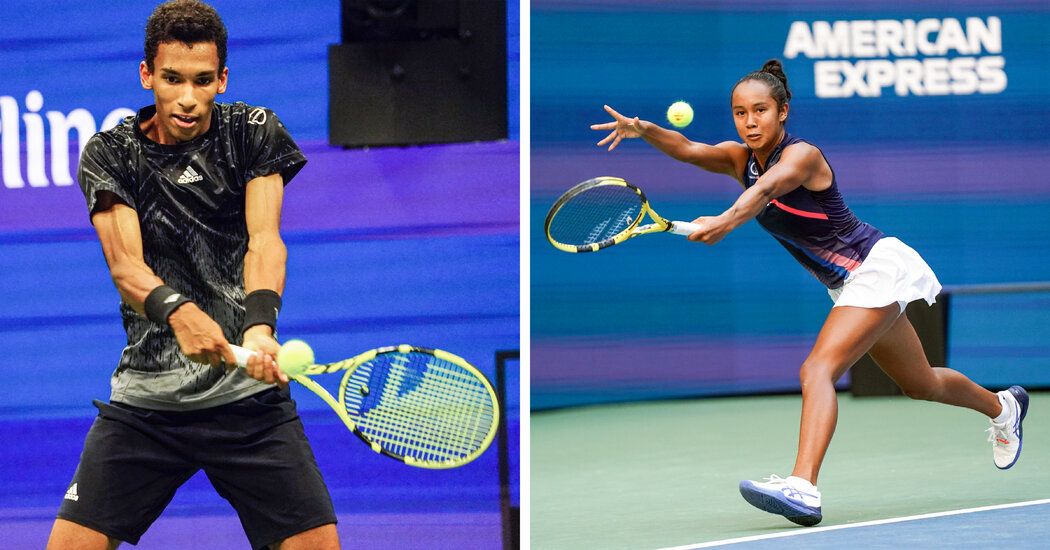 Canada’s Felix Auger-Aliassime and Leylah Fernandez Arrive
at U.S. Open 1