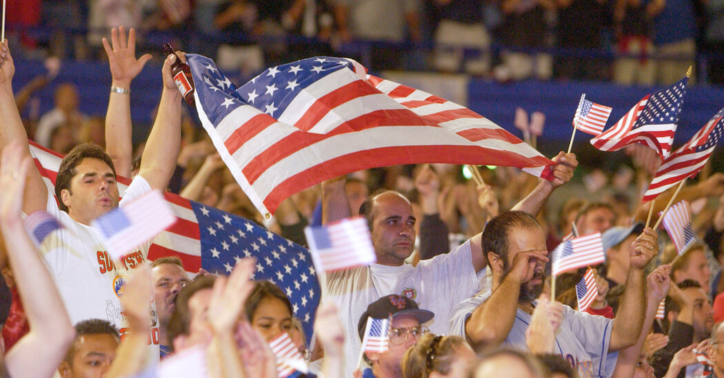 Sport’s Post-9/11 Patriotism Seen as Unifier, and
‘Manipulation’ 1