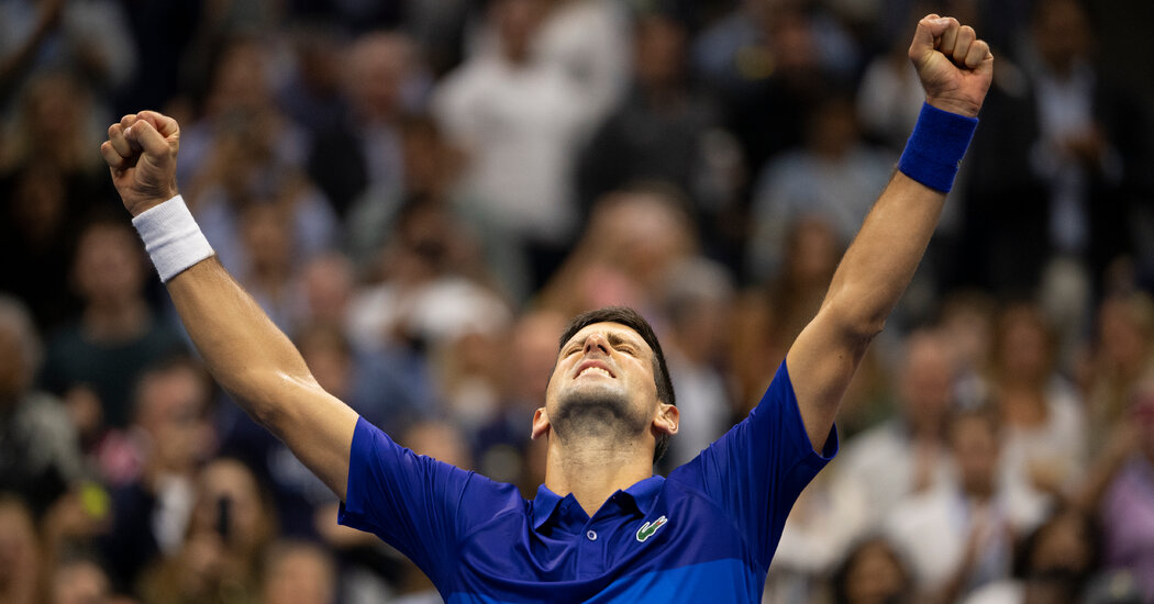 Novak Djokovic Reaches U.S. Open Final, One Victory From a
Grand Slam 1
