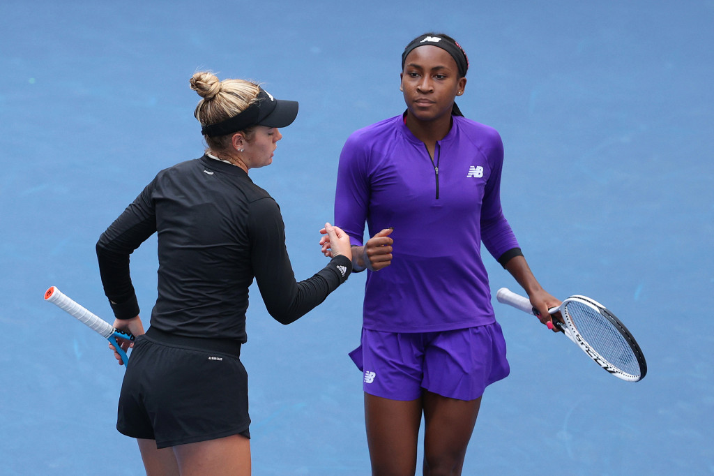 Coco Gauff-Caty McNally friendship fueling deep US Open
doubles run 1