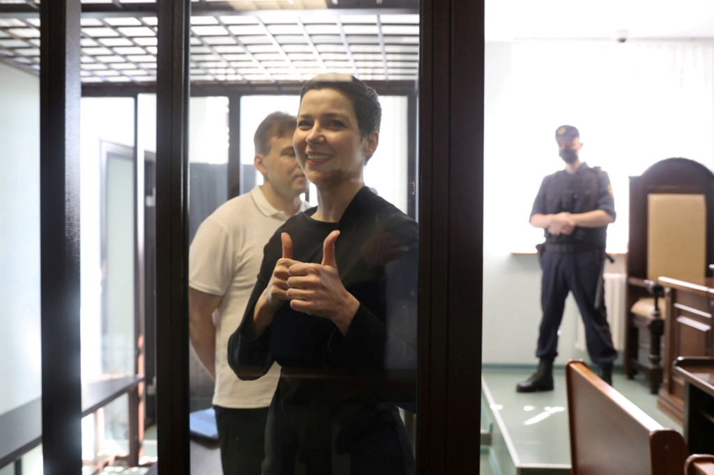 West cries foul as Belarus protest leader sentenced to 11
years 1