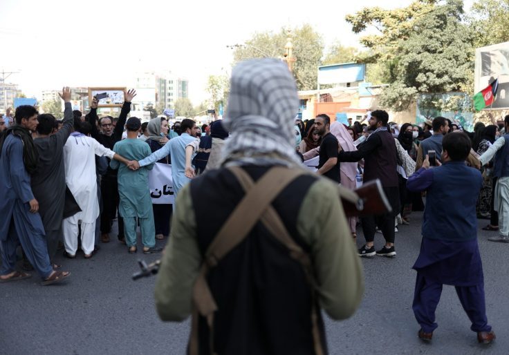 Taliban Fire in Air To Scatter Hundreds of Protesters in
Kabul 1