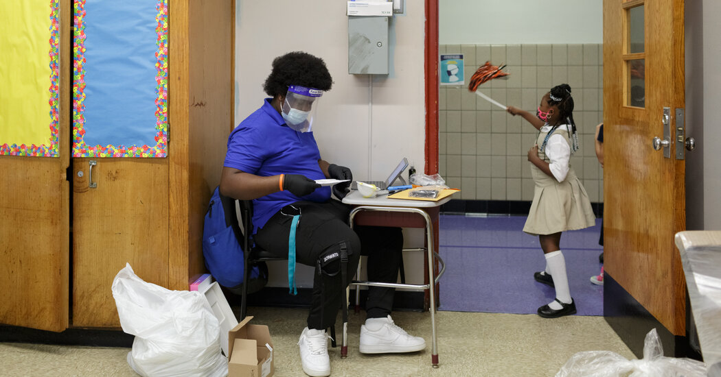 N.Y.C. Schools' Covid Strategy: Test More, but Keep
Classrooms Open 1