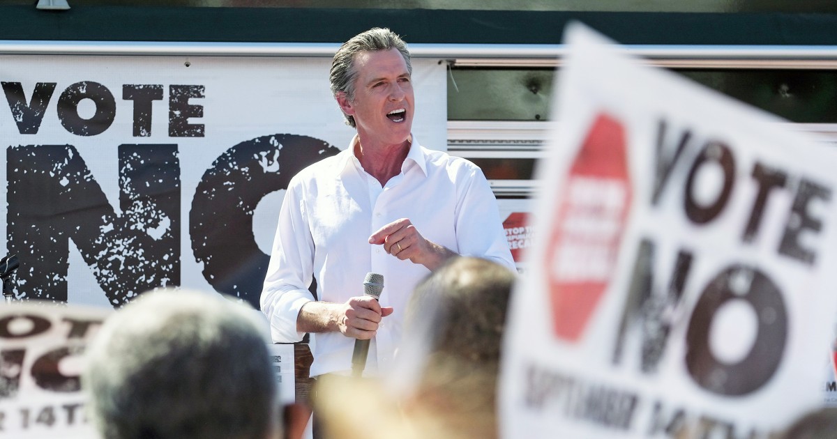 California recall Election Day: Will voters kick Gov. Gavin
Newsom out of office? 1 California recall Election Day: Will voters kick Gov. Gavin
Newsom out of office? 1