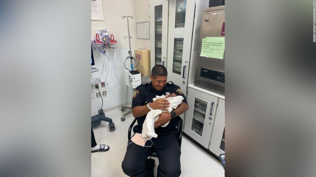 Officer catches a 1-month-old baby dropped from 2nd floor
balcony, authorities say 1