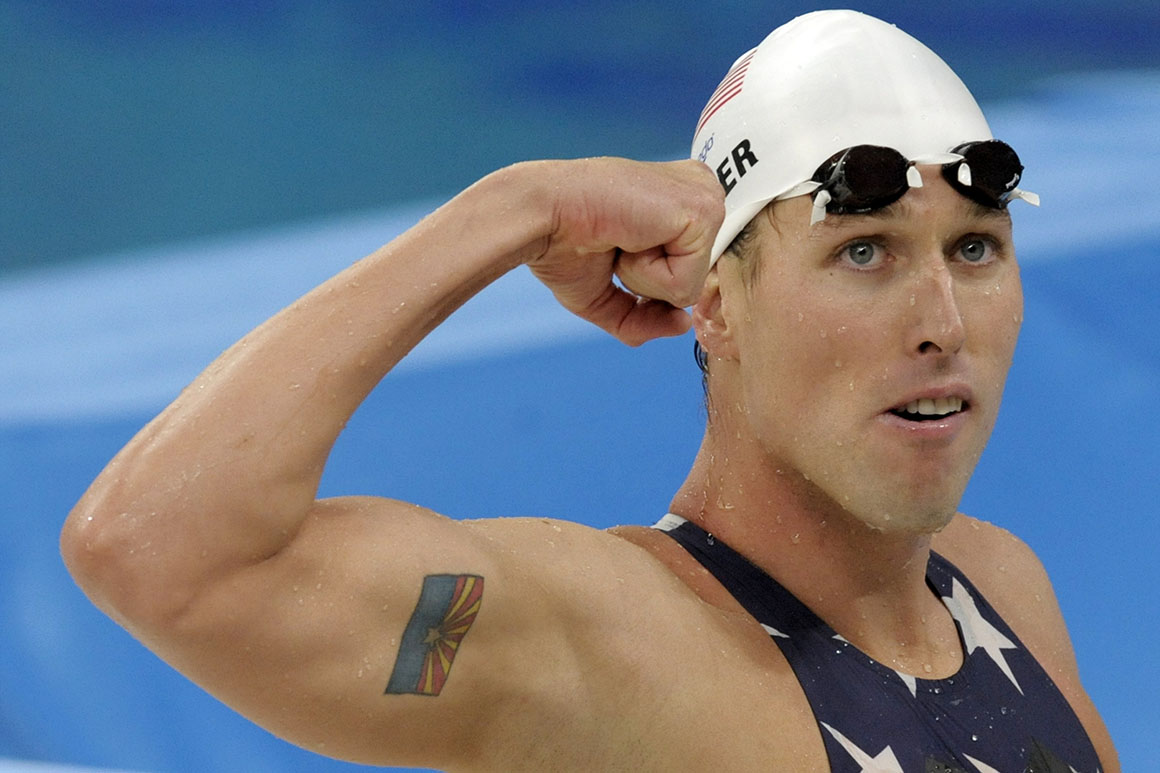 Ex-Olympic swimmer pleads guilty to felony in Capitol
riot 1
