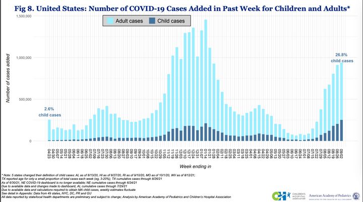 Coronavirus Cases Among Kids Hit Pandemic High After Summer
Dip 1 Coronavirus Cases Among Kids Hit Pandemic High After Summer
Dip 1