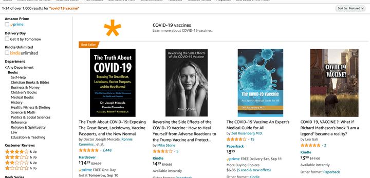 Elizabeth Warren To Amazon: Stop ‘Peddling Misinformation
About COVID-19’ 1