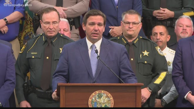 'Anti-riot' law backed by Florida Gov. DeSantis blocked by
federal judge 1