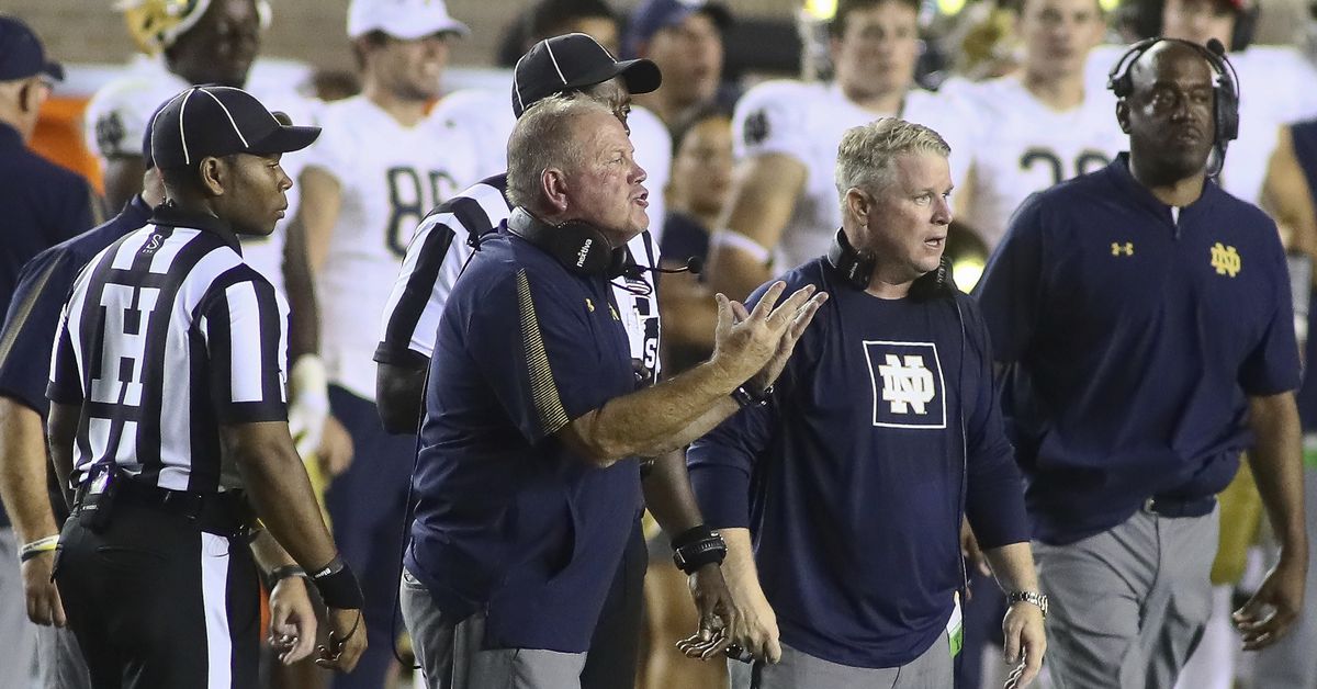 Notre Dame faces much work before home opener vs.
Toledo 1