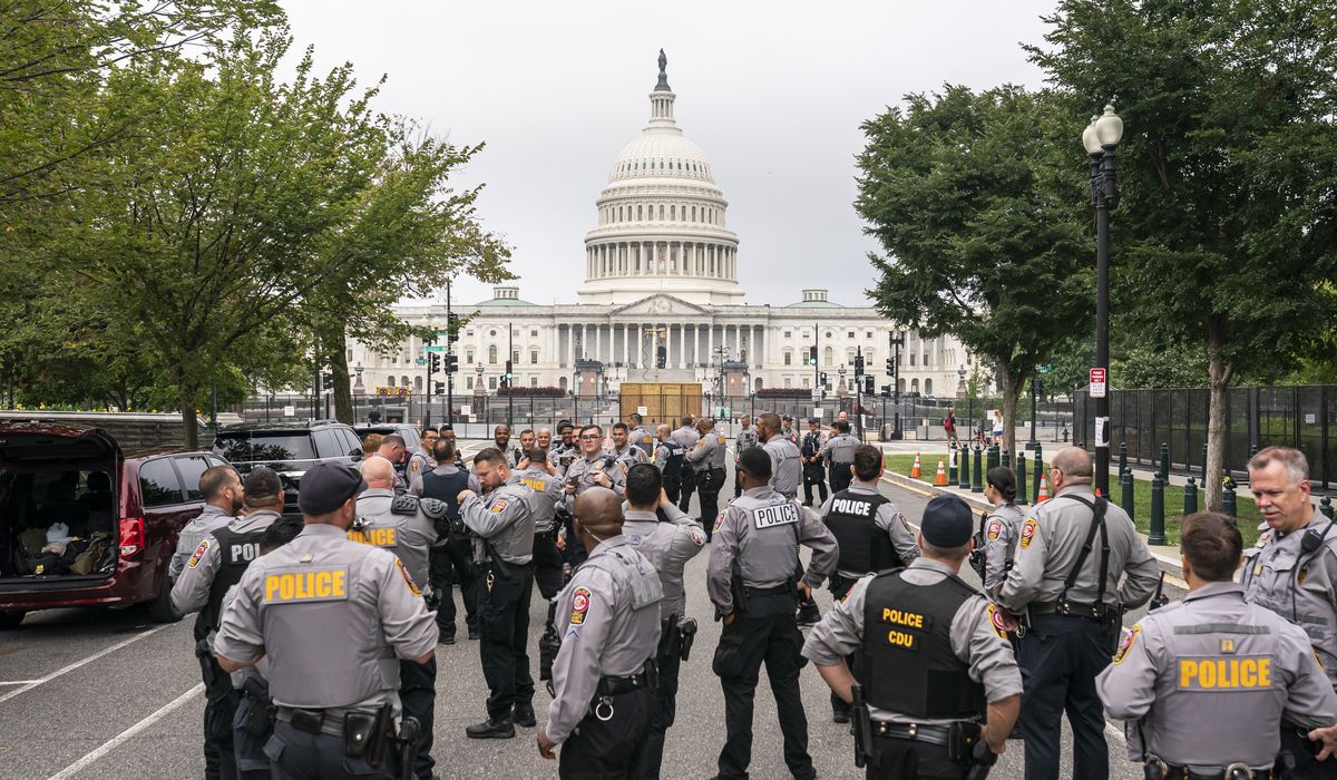 Capitol Police deputize outside law enforcement as special
officers for 'Justice for J6' rally 1