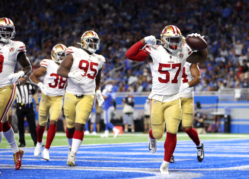 49ers 41, Lions 33: Top takeaways as Garoppolo, Samuel, pass
defense key season opener 1