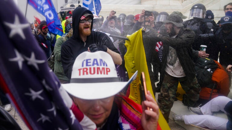 Capitol rally seeks to rewrite Jan. 6 by exalting
rioters 1
